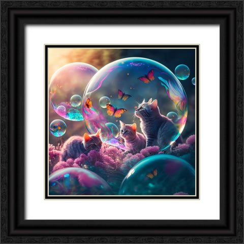 Mystical Morning 23 Black Ornate Wood Framed Art Print with Double Matting by Heere, Ray