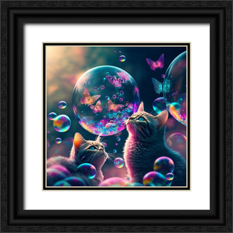 Mystical Morning 25 Black Ornate Wood Framed Art Print with Double Matting by Heere, Ray