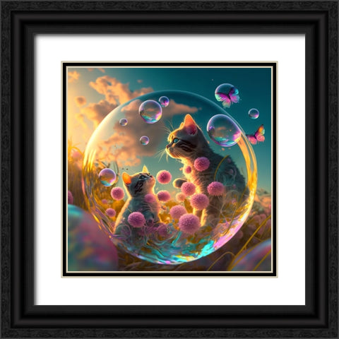 Mystical Morning 29 Black Ornate Wood Framed Art Print with Double Matting by Heere, Ray