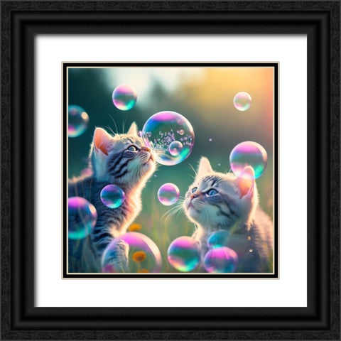 Mystical Morning 30 Black Ornate Wood Framed Art Print with Double Matting by Heere, Ray