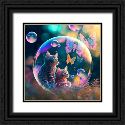 Mystical Morning 33 Black Ornate Wood Framed Art Print with Double Matting by Heere, Ray