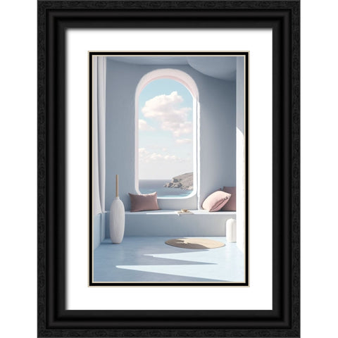 Architectural Photography Balconies 8 Black Ornate Wood Framed Art Print with Double Matting by Heere, Ray