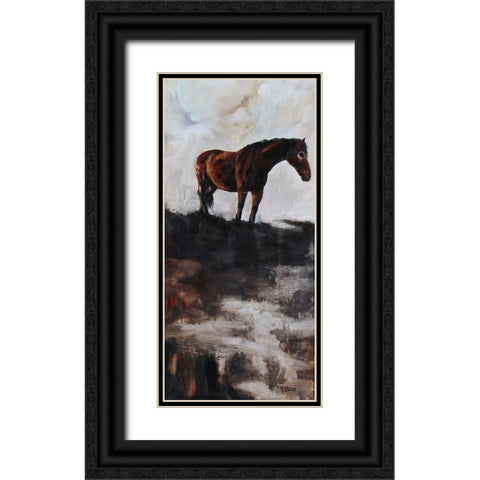Savouring Solitude Black Ornate Wood Framed Art Print with Double Matting by Gould, Renee