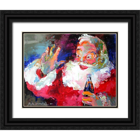 Claus Black Ornate Wood Framed Art Print with Double Matting by Wallich, Richard