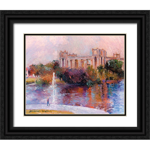 San Francisco Black Ornate Wood Framed Art Print with Double Matting by Wallich, Richard