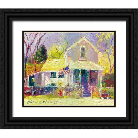 Mercado I Black Ornate Wood Framed Art Print with Double Matting by Wallich, Richard