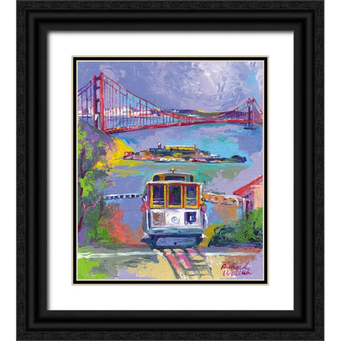 San Francisco 2 Black Ornate Wood Framed Art Print with Double Matting by Wallich, Richard