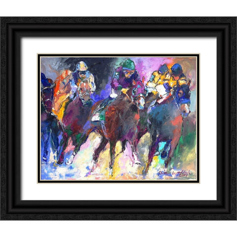 California Chrome Black Ornate Wood Framed Art Print with Double Matting by Wallich, Richard