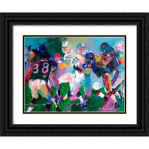 XLI Black Ornate Wood Framed Art Print with Double Matting by Wallich, Richard