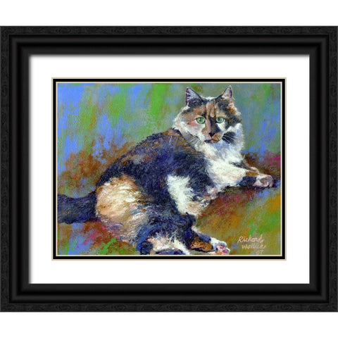 Kezia Black Ornate Wood Framed Art Print with Double Matting by Wallich, Richard
