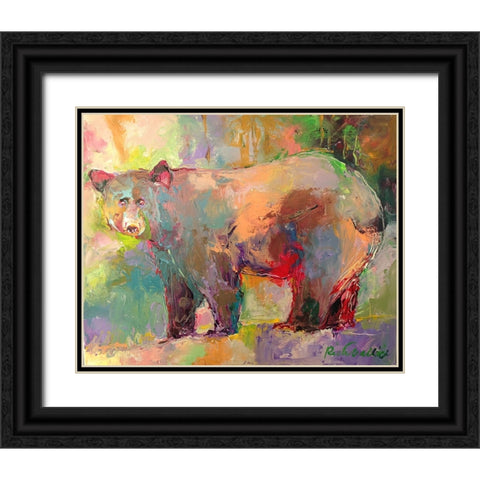 artbear Black Ornate Wood Framed Art Print with Double Matting by Wallich, Richard