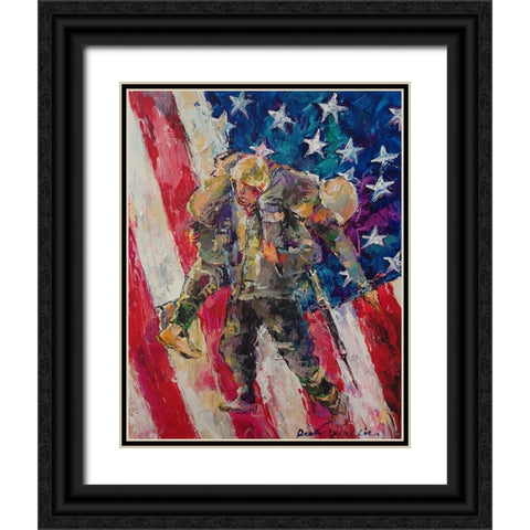 artsolider Black Ornate Wood Framed Art Print with Double Matting by Wallich, Richard