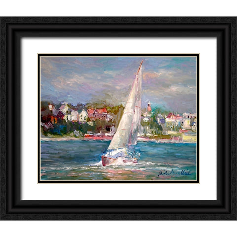 artsail Black Ornate Wood Framed Art Print with Double Matting by Wallich, Richard