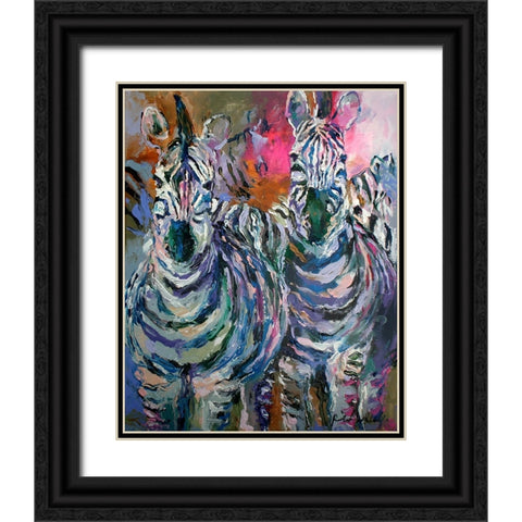 artzebra Black Ornate Wood Framed Art Print with Double Matting by Wallich, Richard