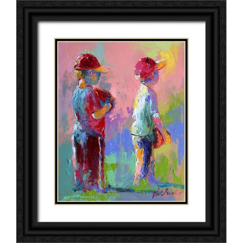 Base Black Ornate Wood Framed Art Print with Double Matting by Wallich, Richard