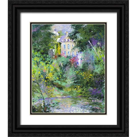 Westport Black Ornate Wood Framed Art Print with Double Matting by Wallich, Richard
