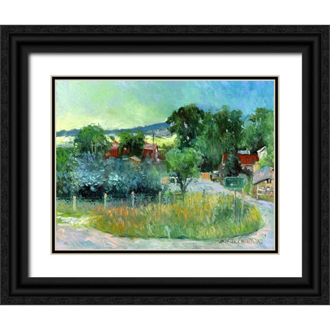 Rooney Ranch 4 Black Ornate Wood Framed Art Print with Double Matting by Wallich, Richard