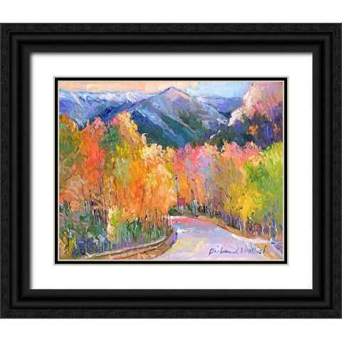 Cotton 7 Black Ornate Wood Framed Art Print with Double Matting by Wallich, Richard