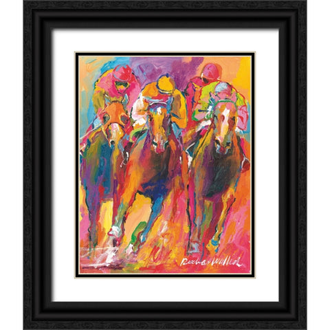 Delmar Black Ornate Wood Framed Art Print with Double Matting by Wallich, Richard