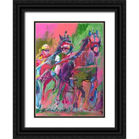 Harness 1 Black Ornate Wood Framed Art Print with Double Matting by Wallich, Richard