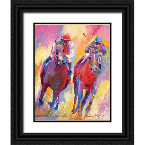 Derby 10 Black Ornate Wood Framed Art Print with Double Matting by Wallich, Richard