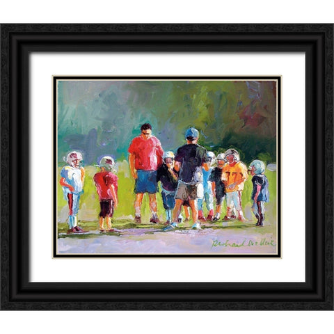 Super Bowl Black Ornate Wood Framed Art Print with Double Matting by Wallich, Richard