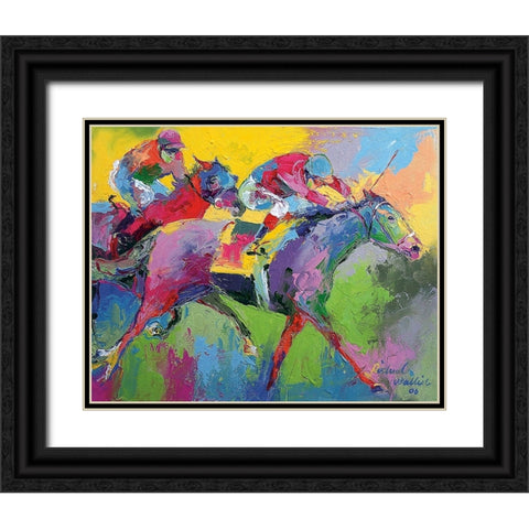 Furlong Black Ornate Wood Framed Art Print with Double Matting by Wallich, Richard