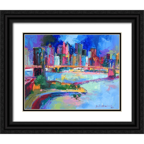 Brooklyn Black Ornate Wood Framed Art Print with Double Matting by Wallich, Richard