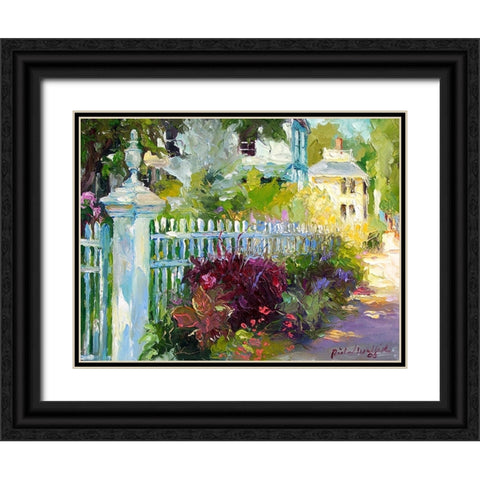 Flowers 3 Black Ornate Wood Framed Art Print with Double Matting by Wallich, Richard