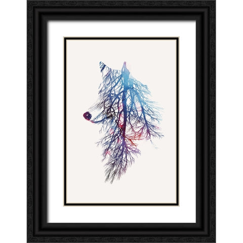 My Roots Black Ornate Wood Framed Art Print with Double Matting by Farkas, Robert