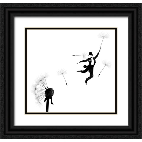 Aurevoir Black Ornate Wood Framed Art Print with Double Matting by Farkas, Robert