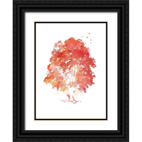 Hide And Seek Black Ornate Wood Framed Art Print with Double Matting by Farkas, Robert