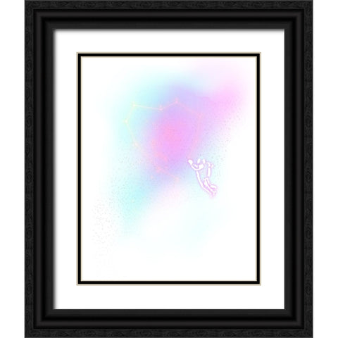 Lonely Astronaut Black Ornate Wood Framed Art Print with Double Matting by Farkas, Robert