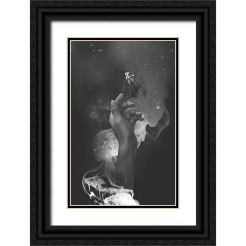 I Let You Go Now Black Ornate Wood Framed Art Print with Double Matting by Farkas, Robert