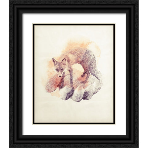 Im In Your Hands Now 3 Black Ornate Wood Framed Art Print with Double Matting by Farkas, Robert