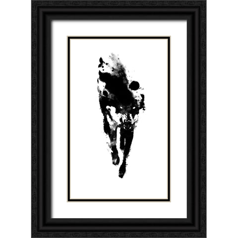 My Presonal Daemon Black Ornate Wood Framed Art Print with Double Matting by Farkas, Robert