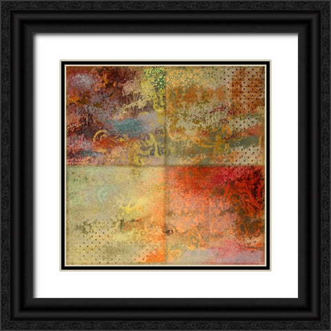 Prisms And Paint II Black Ornate Wood Framed Art Print with Double Matting by Sasha