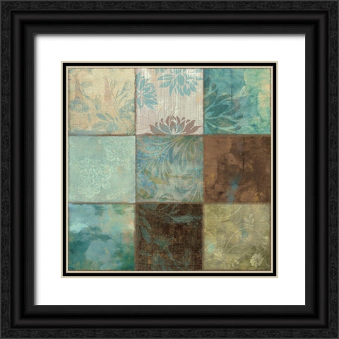 Skypatches II Black Ornate Wood Framed Art Print with Double Matting by Sasha