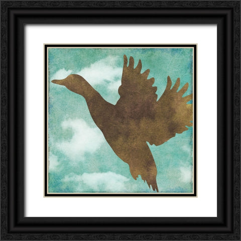 Winter Lodge IV Black Ornate Wood Framed Art Print with Double Matting by Sasha