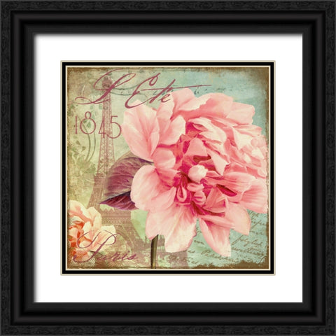 Saisons III Black Ornate Wood Framed Art Print with Double Matting by Sasha