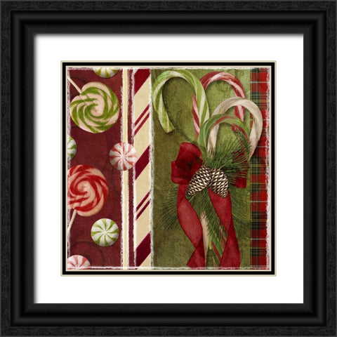 Sweet Holiday I Black Ornate Wood Framed Art Print with Double Matting by Sasha