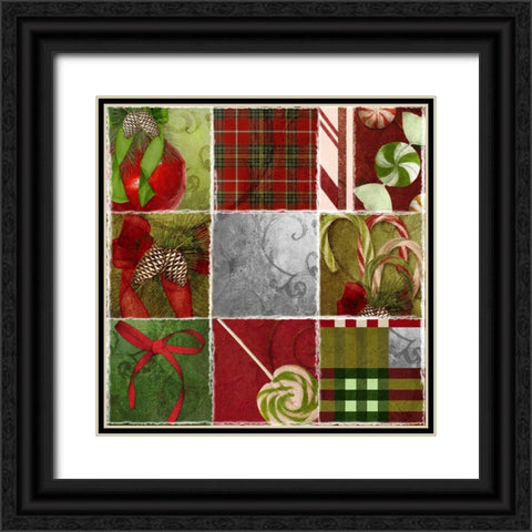 Sweet Holiday III Black Ornate Wood Framed Art Print with Double Matting by Sasha