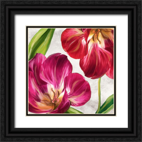 Open Arms I Black Ornate Wood Framed Art Print with Double Matting by Sasha