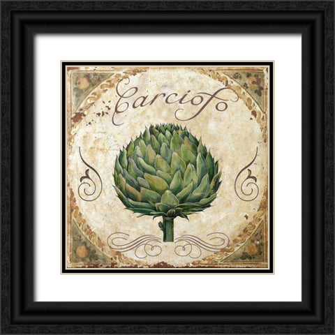 Mangia III Black Ornate Wood Framed Art Print with Double Matting by Sasha