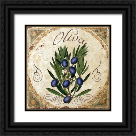 Mangia V Black Ornate Wood Framed Art Print with Double Matting by Sasha