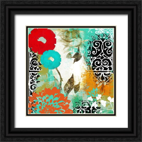 Bali I Black Ornate Wood Framed Art Print with Double Matting by Sasha