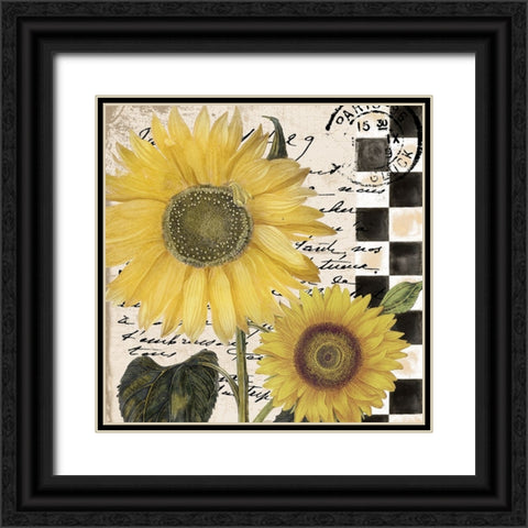 Late Summer I Black Ornate Wood Framed Art Print with Double Matting by Sasha