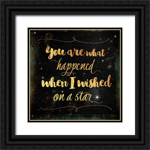 Moon and Back IV Black Ornate Wood Framed Art Print with Double Matting by Sasha
