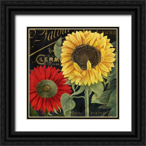 October Sun II Black Ornate Wood Framed Art Print with Double Matting by Sasha