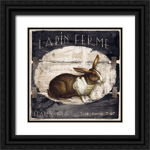 Campagne I Black Ornate Wood Framed Art Print with Double Matting by Sasha